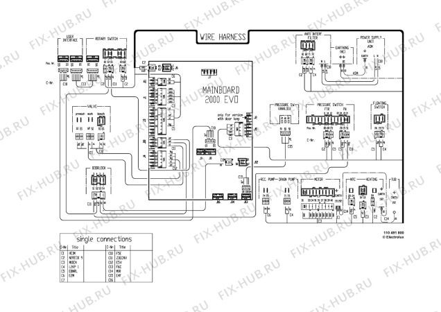 Взрыв-схема стиральной машины Privileg DYNAMIC7640, 20411 - Схема узла Control 113